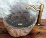 روشویی سنگی رودخانه ای - Image 3