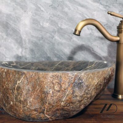 روشویی سنگی رودخانه ای