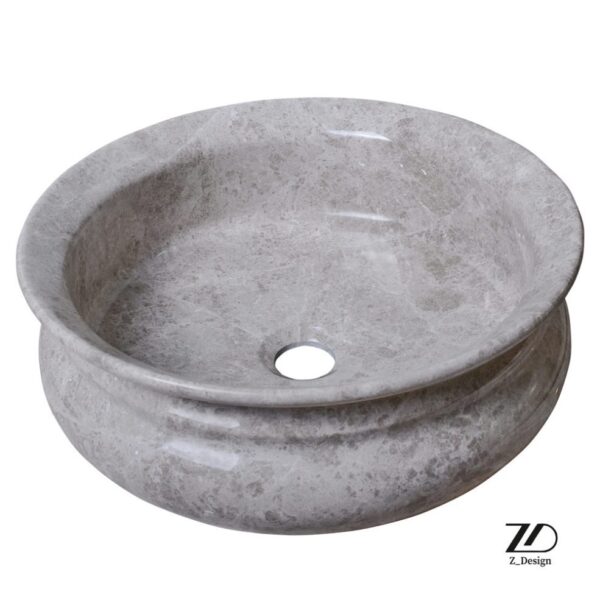 روشویی سنگی طوسی