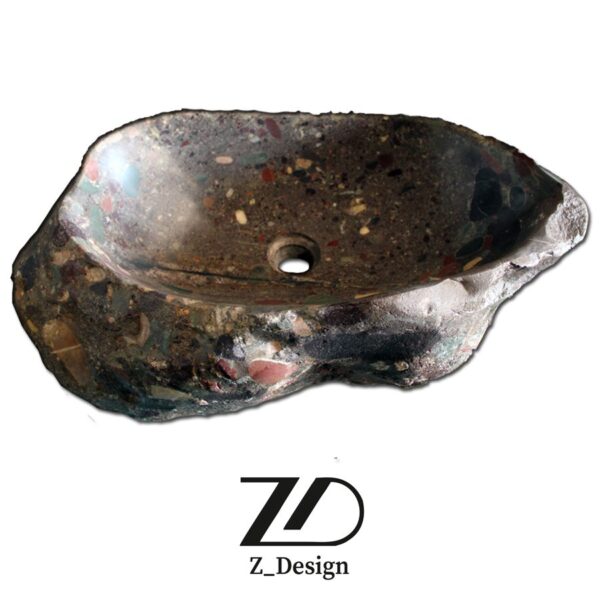 روشویی سنگی رودخانه ای کد 27 - Image 1