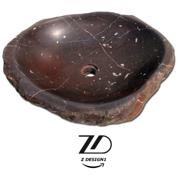 کاسه روشویی سنگی رودخانه ای کد38 - Image 1
