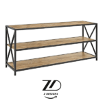 جاکفشی چوبی روستیک