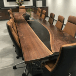 میز کنفرانس چوب و اپوکسی