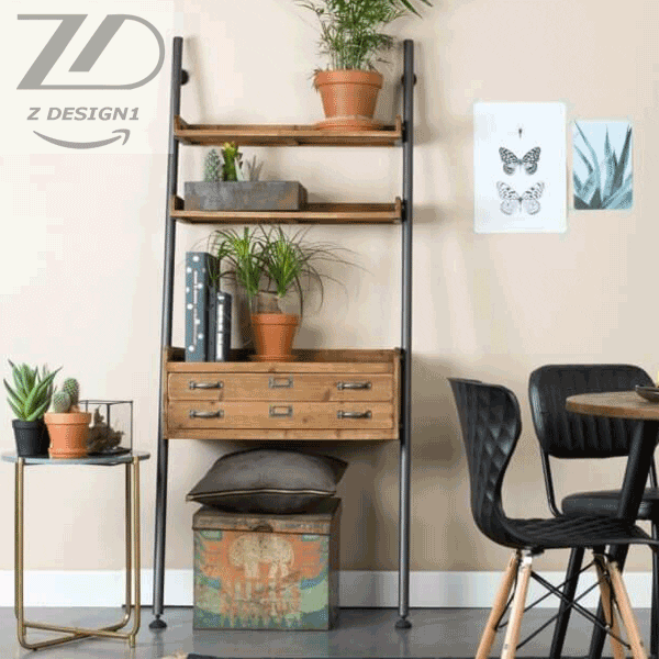 قفسه چوبی روستیک