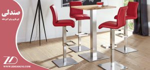 صندلی اپن فلزی برای آشپزخانه