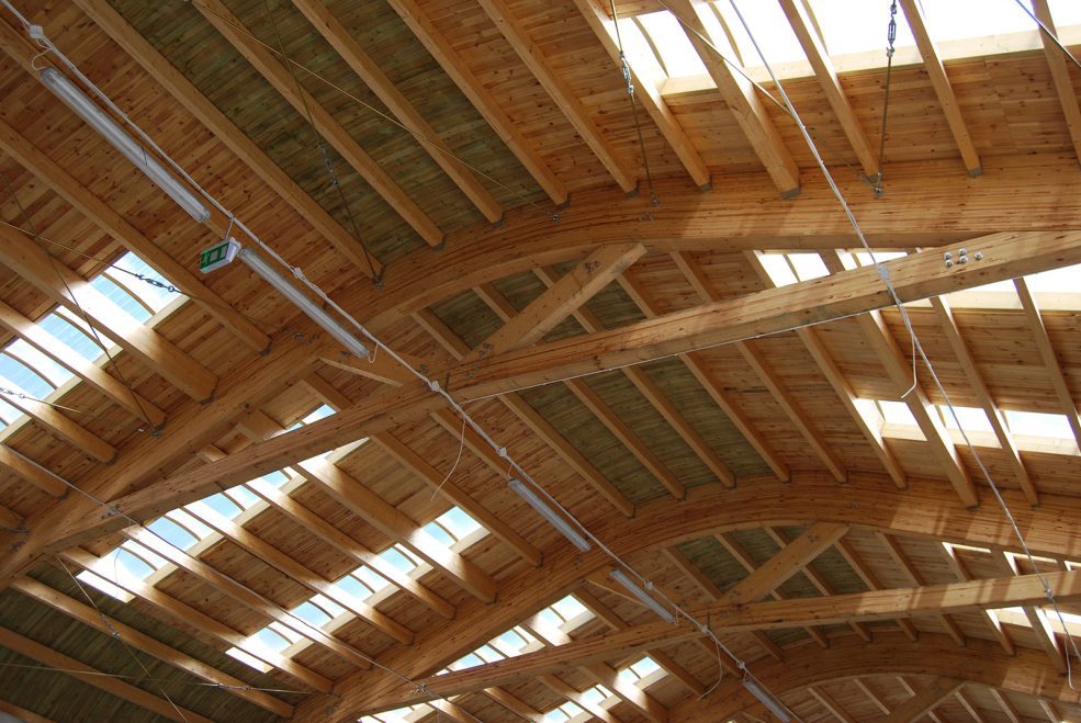 سقف چوبی مقطع