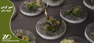 تمیز کردن ظروف سنگی