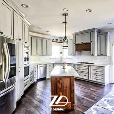 کابینت روکش چوب مدرن