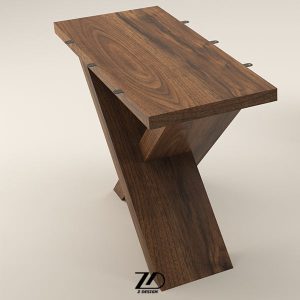پایه میز چوبی مدرن مدل نیلوفر