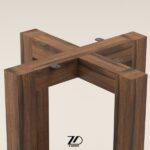 پایه میز چوبی مدرن مدل شاینا