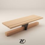 پایه میز چوبی مدرن و شیک کد WGRS/12-160 - Image 2