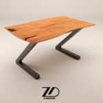 پایه میز فلزی مدل الکسا