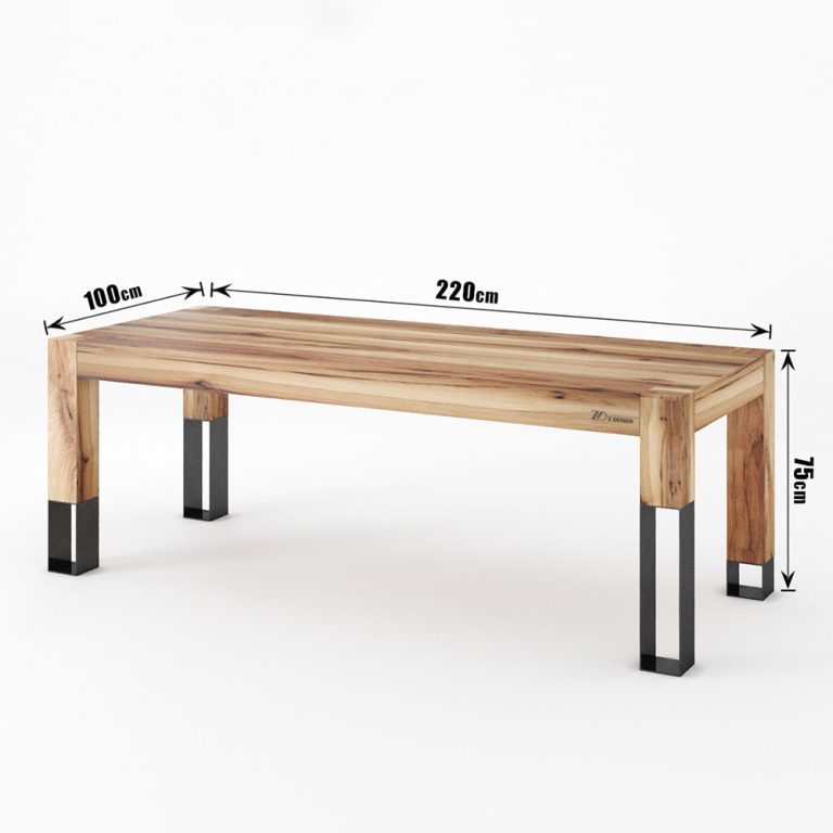 میز ناهارخوری چوبی مانلی