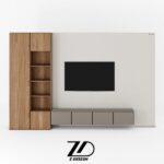 میز تلویزیون چوبی آرزو