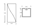 روشویی سنگی تک پایه مرمریت - Image 3