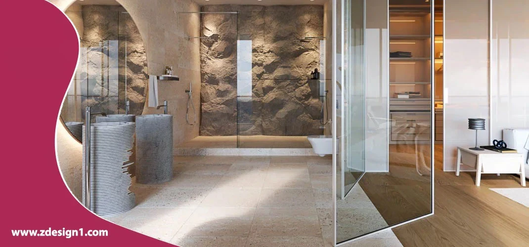 طراحی داخلی حمام خانه های لاکچری