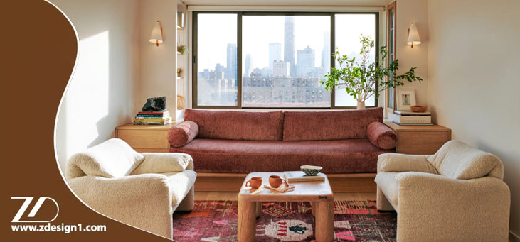 چیدن مبل 8 نفره در فضای کوچک