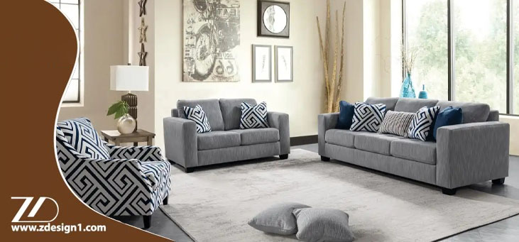 چیدمان مبل هفت نفره