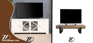 میز تلویزیون سفید بهتره یا قهوه ای