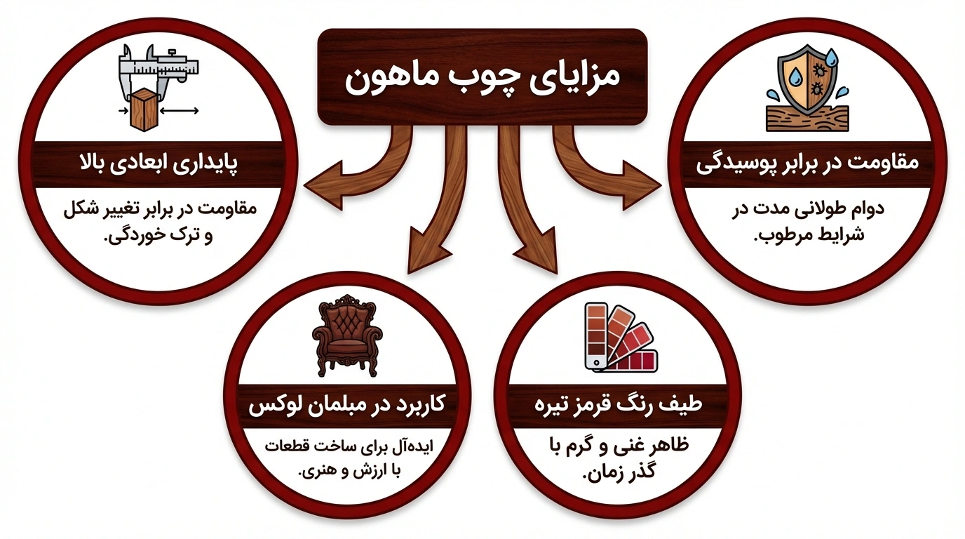 چوب ماهون