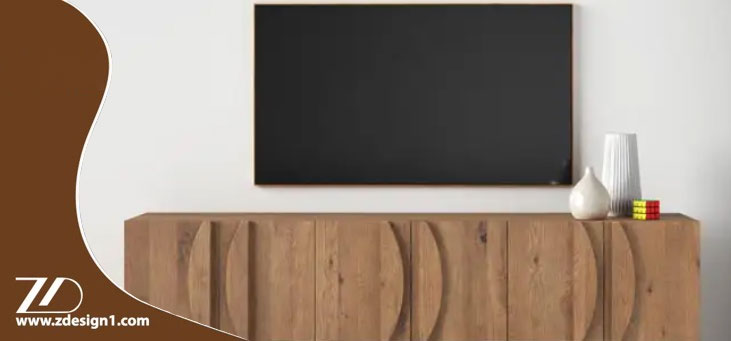 ست کردن میز تلوزیون در خانه های کوچک