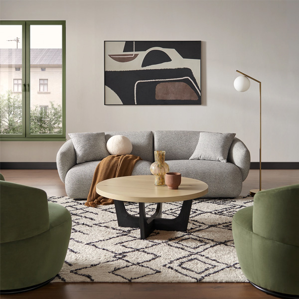 میز جلو مبلی آدیسا با چوب گردو