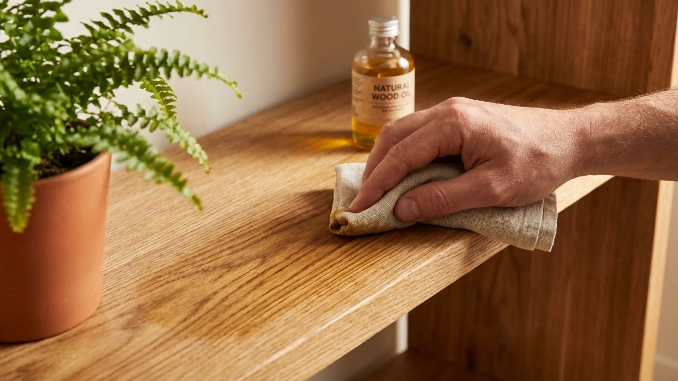 روشهای نگهداری و محافظت از قفسه کتاب چوبی