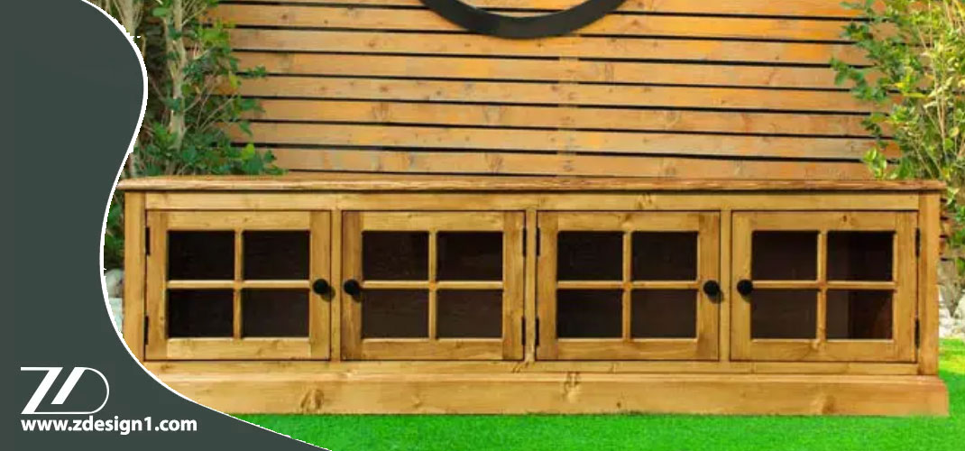 جای تلویزیون در پذیرایی مربع کوچک