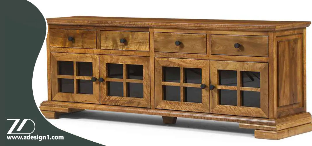 میز تلویزیون چوبی