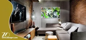 نحوه قرار گرفتن مبل ال جلوی تلویزیون