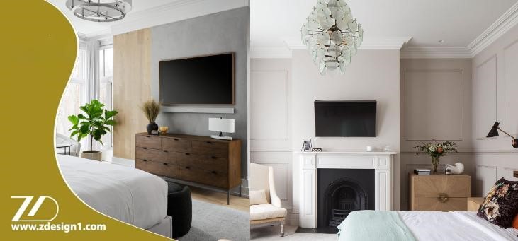 اهمیت سبک و هماهنگی در ست کردن تلویزیون در اتاق خواب