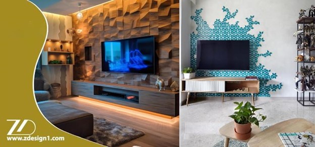 اهمیت نورپردازی در دیوار پشت تلویزیون