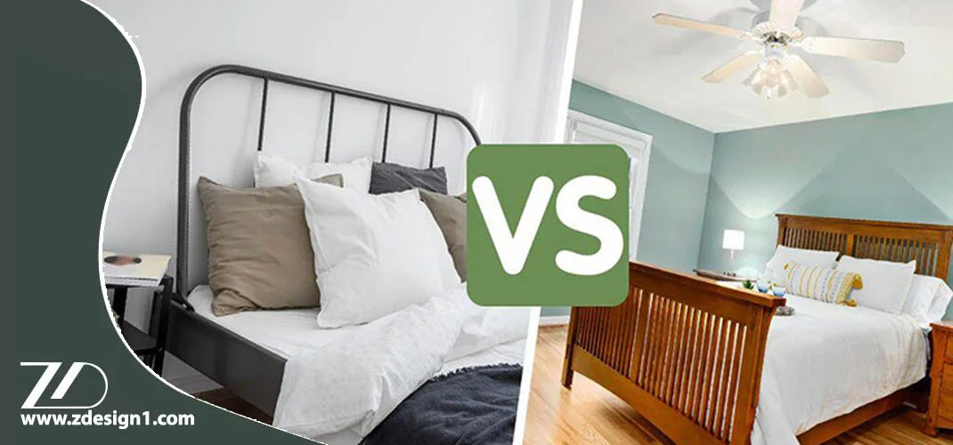 تخت خواب چوبی بهتره یا فلزی