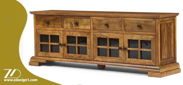 میز تلویزیون چوبی جدید شیوا