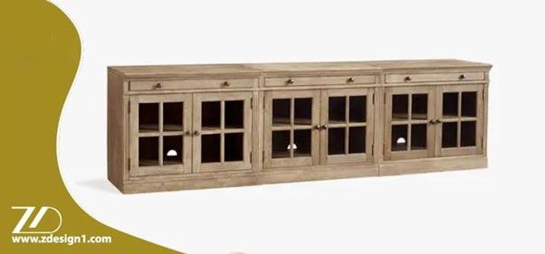 میز تلویزیون چوبی جدید کنتیننتال