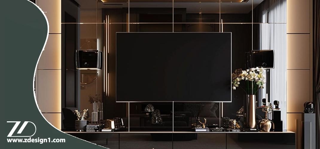 نکات تکمیلی در تزیین دیوار پشت تلویزیون