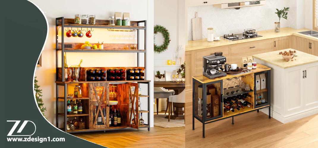 ایده‌های خلاقانه برای طراحی کافی بار روی کابینت