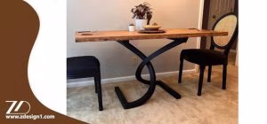 تمیز کردن پایه میز فلزی