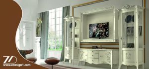 جدیدترین مدل های میز تلویزیون سفید