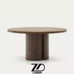 میز چوبی چهارنفره گیرشا