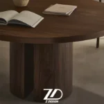 میز چوبی چهارنفره گیرشا