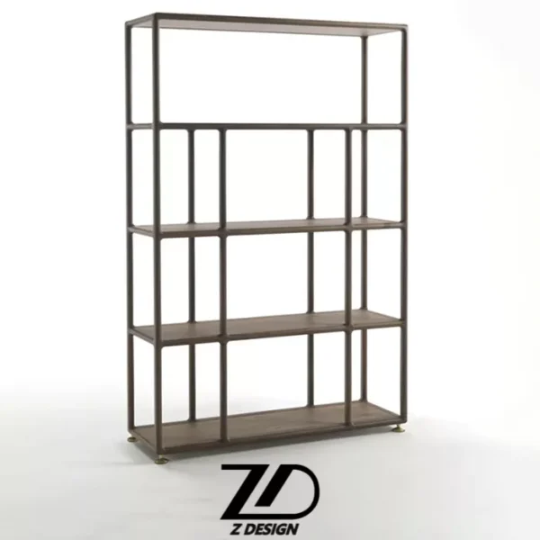 کتابخانه و قفسه چوبی مدل ریحانه