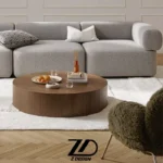 میز جلو مبلی چوبی نیلسا