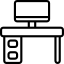 میز کامپیوتر چوبی