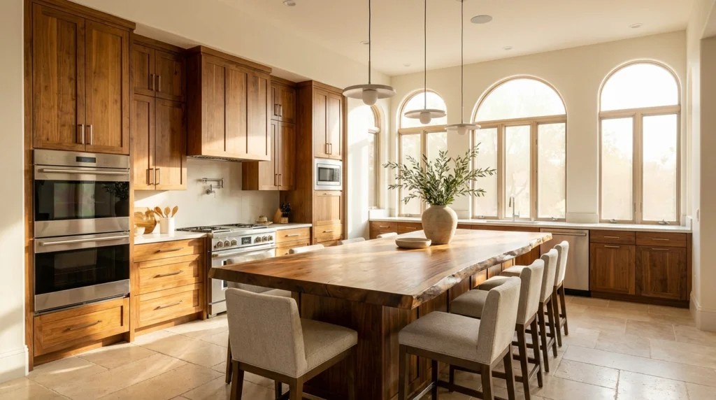 طراحی سفارشی کابینت چوبی