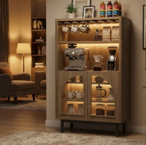 کافی بار چوبی