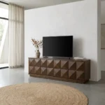 میز تلویزیون چوبی آسنا