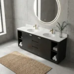 روشویی مشکی دو نفره مدل نگار