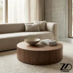 میز جلو مبلی چوبی نیلسا