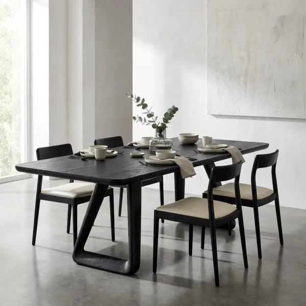 میز ناهارخوری شش نفره مانلی